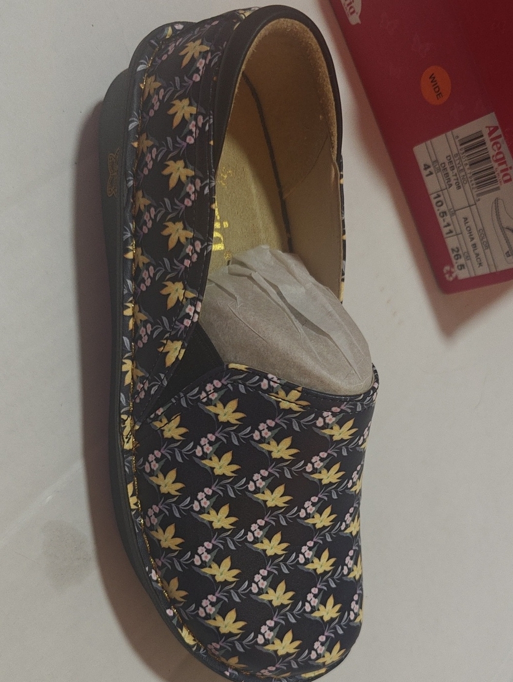 Alegria Debra Aloha Black Floral